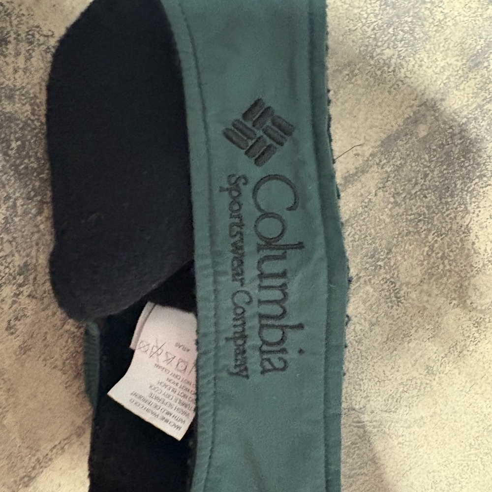 Columbia Teal and Black Fleece Headband